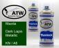 Preview: Mazda, Dark Lapis Metallic, KN / A6: 400ml Sprühdose + 400ml Klarlack - Set, von ATW Autoteile West.